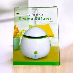 Ultrasonic Small Aroma Diffuser 50ML White And Green New